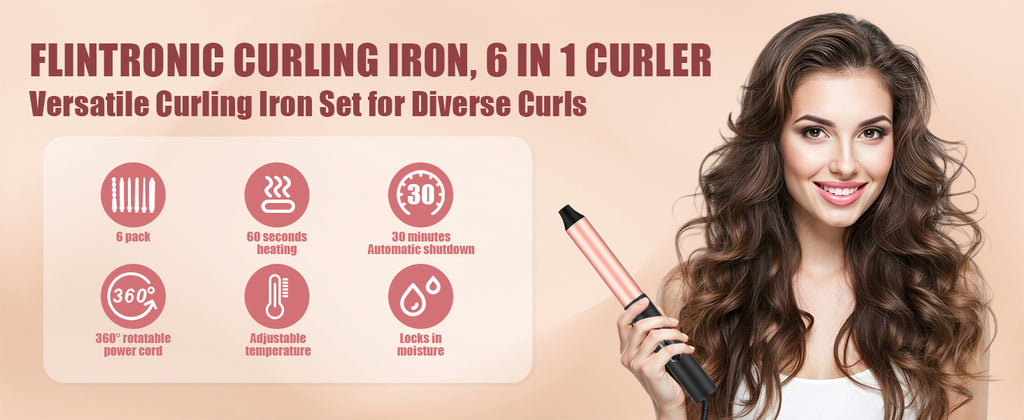 set piastra Professionale 6 in 1